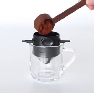 Foldable Coffee Filters Stainless Steel Drip Coffee Funnel Coffee Dripper Stainless Steel Coffee Dripper Reusable Metal Pour Over