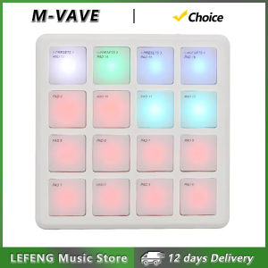 M-VAVE | M-VAVE SK-16 SMC-PAD Wireless MIDI Controller Pocket Pad USB-C Interface 16 Pads Suitable Percussion Keyboard Controller