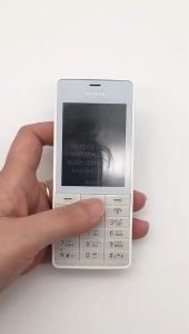 สำหรับ Nokia 515ของแท้ปลดล็อค5MP 2.4 ซิมการ์ดคู่1200MAh แป้นพิมพ์โทรศัพท์มือถือ