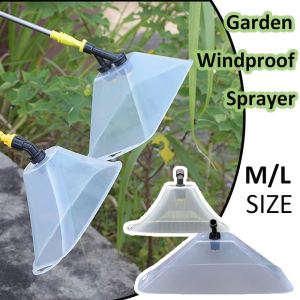 Garden Windproof Sprayer Power Sprinkler Cover Transparent Fan-type Atomizing Nozzle for Agricultural Irrigation Supply