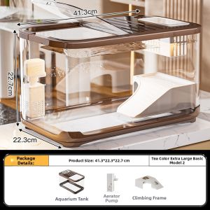 Transparent Aquatic Terrarium Tank