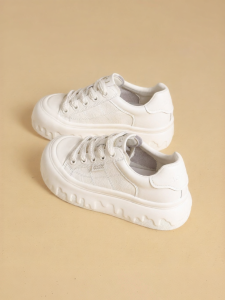 Josiny | Thick Soled White Sneakers Women Spring Autumn Versatile Fashion