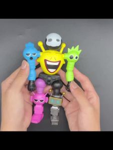 Game Figures Sprunki Assemble Robot Action Figures Model Desktop Ornaments Decoration Dolls Kids Toys Christmas Party Gifts