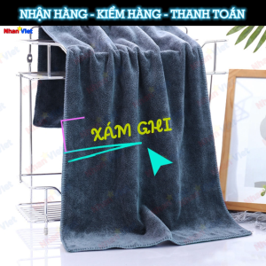 Khăn gội đầu spa 35x75 | khăn quấn đầu spa | làm salon loại DÀY siêu thấm nước cho spa và salon tóc