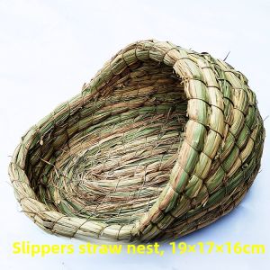 Straw Woven Rutin Chicken Quail Pigeon Grass Nest Lower Egg Nest Pet Chicken Coop Outdoor Bird Nest Parrot Nest Bird Nest
