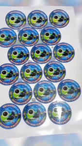 Customized Print Sticker Label logo name brand