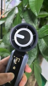 27200rpm Portable Handheld Fan Strong Wind 100 Wind Speed Digital Display Adjustable Turbo Fan Foldable Fan