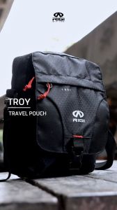RIGI Tas Travel Pouch Premium Tas Selempang Bahu Simple Shoulder Bag Tas Selempang Pria Wanita Keren Pouch Bag Pria Sling bag TROY