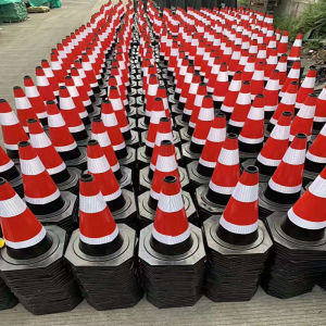 Jiangsu Parking Poles No Parking Cone Traffic Reflective Warning Column Snow Cone Barrier Parking Hardware Safety Protection