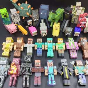 My World Multi-Style Optional Action Figure Animal Building Blocks Steve Game Character Model Authentic Bulk Cargo
