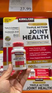 [DJ SHOP] DATE 2027 - Viên Uống UC II Hỗ Trợ Khớp Kirkland Signature Triple Action 110 Viên Của Mỹ