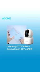 CCTV ACOME APC01 Acome Full HD Smart CCTV Camera Wifi 1296P Audio 2 Arah APC01