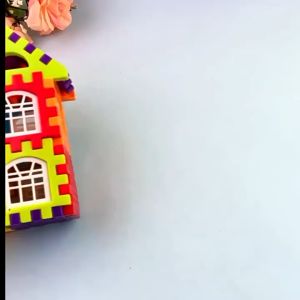 [Sắc Nét] Đồ Chơi Lắp Ráp Nhà 78 Mảnh Bằng Nhựa Ghép Mô Hình Nhà Đồ Chơi Trẻ Em Sáng Tạo Xếp Hình