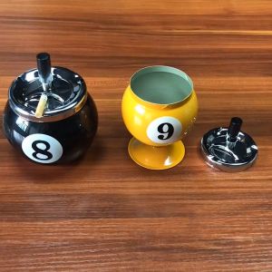 Standing Ashtray 8/9-ball / Asbak Bola 8/9 Billiard Cigarette Smoking Ash Quality