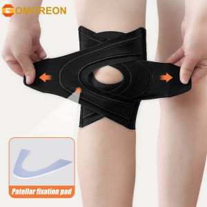 Knee Brace Compression Knee Sleeve with Bilateral Stabilizers Knee Support for Meniscus Tear Weightlifting Arthritis Pain
