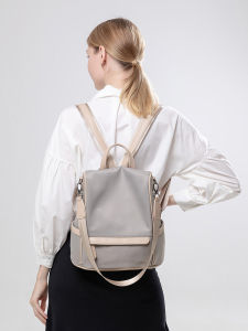 Backpacks for Women Casual Trend Ladies Bags Oxford Cloth Large Schoolbag 2025 New Waterproof Travel Bag British Style Bagpack