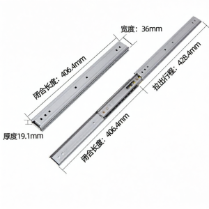 304 Stainless Steel Linear Slide Rail 35mm