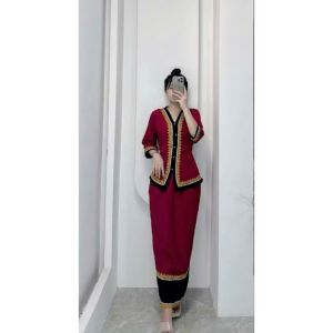 SET KEBAYA BORNEO LENGAN PANJANG CODE 344 FIT TO SIZE 45-87KG