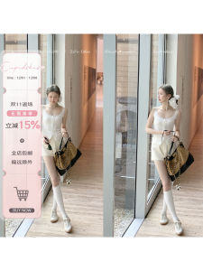 Soft Wool Lace Vest Csk Cupid Elizabeth Isabell High Quality Inner Wear Top Womens Slim Fit Fashion Daily Pure Color