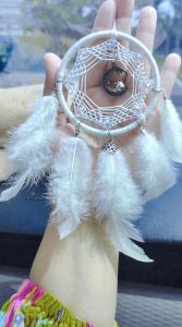 Gantungan Sepion Tengah Mobil Penangkap Mimpi Baik Versi Kincir angin