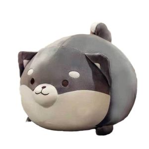 ตุ๊กตาหมาชิบะน่ารักตุ๊กตายัดนุ่นตุ๊กตาผ้าของขวัญวันเกิดตุ๊กตาคอร์กี้สำหรับผู้หญิงหมอนกอดนอนสุนัขนิ่มสุดๆ