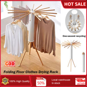 Octopus Clothes Drying Rack - Freestanding Indoor/Outdoor Garment Organizer With 8 Adjustable Arms No Assembly Folding Laundry Hanger For Bedroom/Balcony