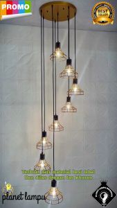 Lampu Gantung Hias Retro Klasik 8 in 1