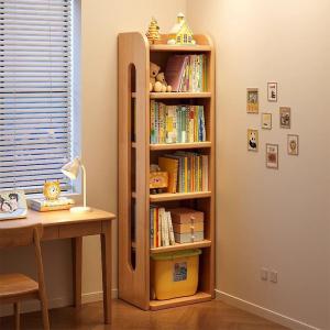 Corner Freestanding Slim Bookcase
