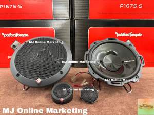 Rockford Fosgate P1675-S Punch Series 6.75 inch 2Way Component Set Speaker*100%Original*PeroduaProtonHondaToyota