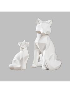 FENGHONGTAO | Creative White Simulated Animal Resin Decoration