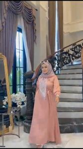 Journey Scarves Terbaru Dress Kondangan Alina Bahan Silk Buy 1 Get 1 Busui