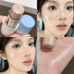 Get Glasslike Skin with Gel High-Intensity Highlighter Pen Moisturous Glow Enhance Cheekbones And Brighten Under-Eye Area