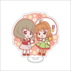 Bandai | Anime Card Captor Sakura Cos Kinomoto Sakura Cerberus Li Syaoran Li Meiling Hình Acrylic Đứng 10CM Dễ Thương Đồ Trang Trí Quà Tặng Cho Người Hâm Mộ