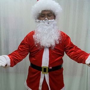 High Quality Christmas Santa Claus Clothes New Year Eve Christmas Cosplay Costume Suit For Adults Family Party Dress Up