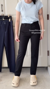 กางเกงสแล็คขายาวผู้หญิง บิ๊กไซส์ สำหรับสาวอวบ เอว 38-46