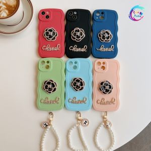 CP GC13 Softcase Wavy Flower 3D Lanyard Untuk SAMSUNG J2 PRIME A11 M11 A12 M12 A10 A20 A30 A20S A21S A22 4G A32 4G A03S A02S A03 CORE A23 A13 A32 A04S A33 A50S A50 A30S A51 A52 A53 A10S A03 A04 A04E