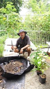 พลั่วตักไม้สำหรับใช้งานหนัก อุปกรณ์ทำสวน เครื่องมือกลางแจ้งทำสวน ทำฟาร์ม ตั้งแคมป์ จอบทรงกลมสแตนเลส