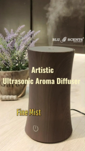 Blu Scents Artistic (Rainbow LED) Ultrasonic Aroma Diffuser - Aromatherapy Essential Oil Humidifier