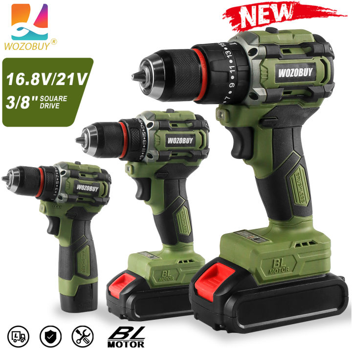 16 8v 21v Brushless Electric Drill 55nm Cordless Driller Mini