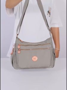 GROSIRAN OMYGOOSE TAS SELEMPANG WANITA / SLING BAG WANITA / TAS BAHU WANITA / TAS SELEMPANG POLOS WANITA / TAS NYLON / KP 22370 ROSE