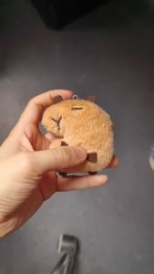 Cute and Trendy Capybara Plush Toy Keychain Popular Plush Doll Backpack Accessory Children Birthday Gift