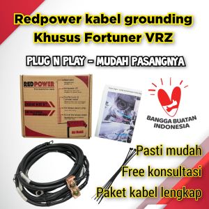 Redpower kabel grounding mobil toyota fortuner VRZ 2400 cc ground 5 titik wirekit PNP plug and play