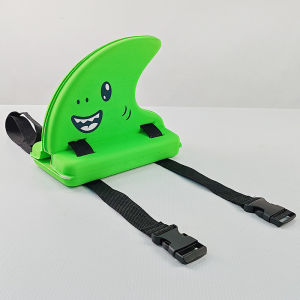 Children’s Back Float Kids Shark Fin Back Float Board Eye-Catching Color Auxiliary Float Board For Swimming Pools Lakes Healthy