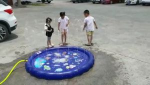 Daywalkers สระน้ำพูดานด้วย 170cm x 100cm สำหรับเด็ก กุมพู สระน้ำ ต่อกับก็อกน้ำใช้งานเล่นได้