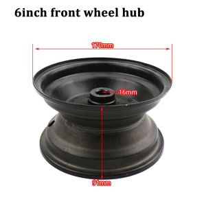 6inch Front/Rear Rims for 50cc 70cc 90cc 110cc ATV Go Kart Buggy Razor Scooter Lawn Mower 13X6.50-6 145/70-6 Tires Wheels Parts