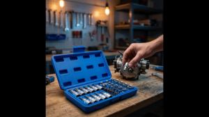 Professional 34pcs Torx Bit Socket Set E-Torx Star Bits 1/4 3/8 1/2Handheld Tool with Case for Automotive Repair and DIY Project
