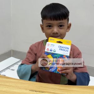 Goto Frolic Crayon Krayon Pensil Warna Set Lengkap Kerayon Anak