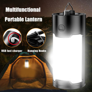 Portable LED Lantern: Emergency Search Light & Rechargeable Camping Lantern