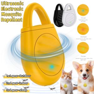 Ultrasonic Electronic Mosquito Indoor Intelligent Automatic Mosquito Repellent Portable Outdoor Camping Repellent Type-CCharging