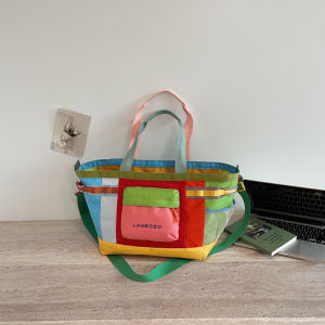 BEICHAO | Dopamine Style Short Trip Travel Bag for Women